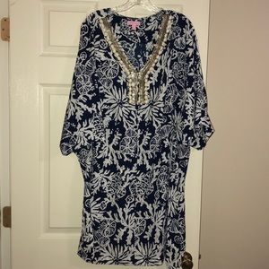 Lilly Pulitzer Navy & White Dress